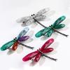 Dragonfly Vintage Insect Animal Resin Brooch Pins Jewelry Gift Bouquet Brooch