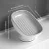 Bathroom Soap Dishes Holder, Self Draining Soap Box with Drain Holes, Portable Soap Container for Household Bathroom Accessories
