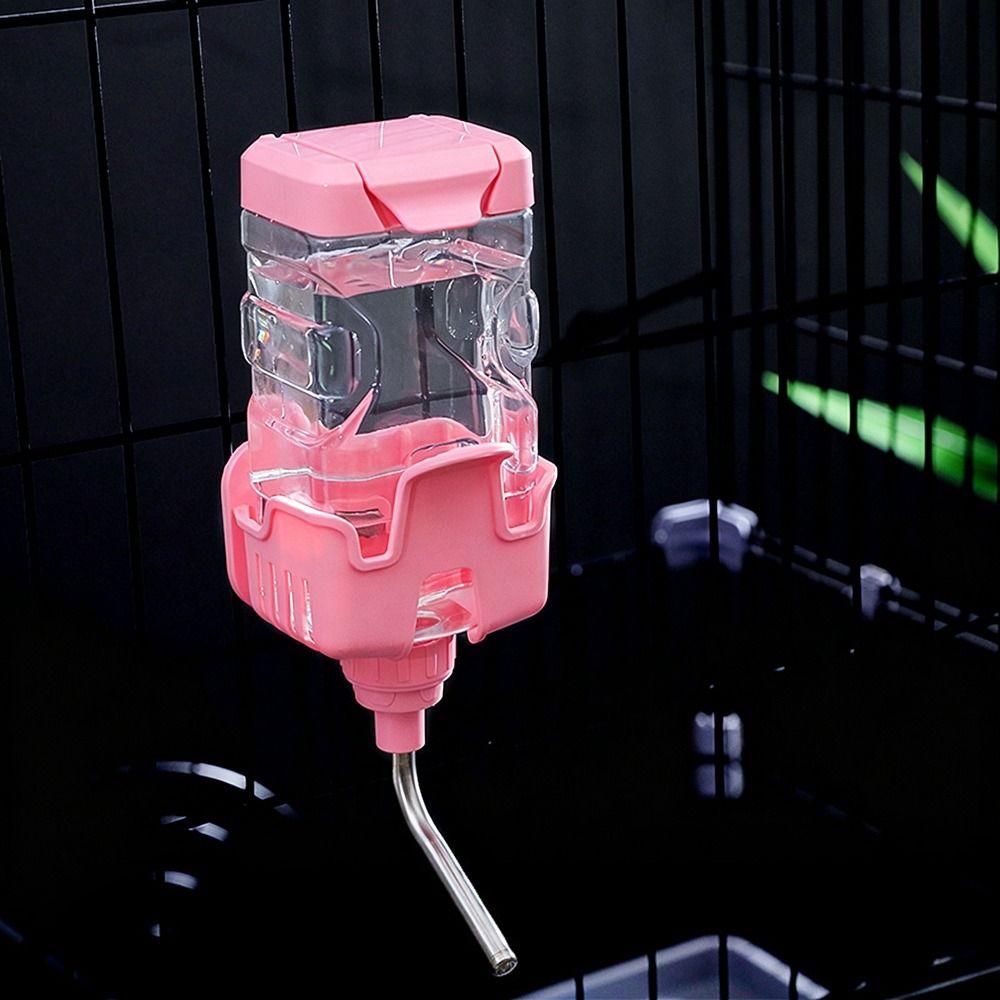 Leak-Proof Animal Water Bottle Cage Mounted No-Drip Dog Water Dispenser  Dog Cat