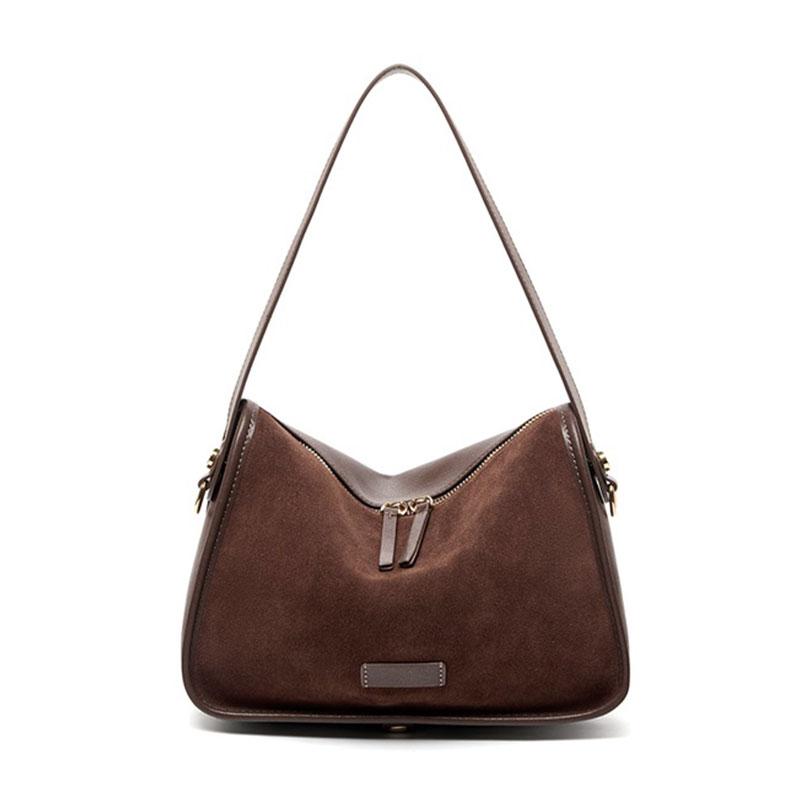 

Suede Leather Women s Bag 2026 New Luxury Designer Shoulder Bag Women Versatile Cowhide Crossbody Bags Fashi Female Handbags