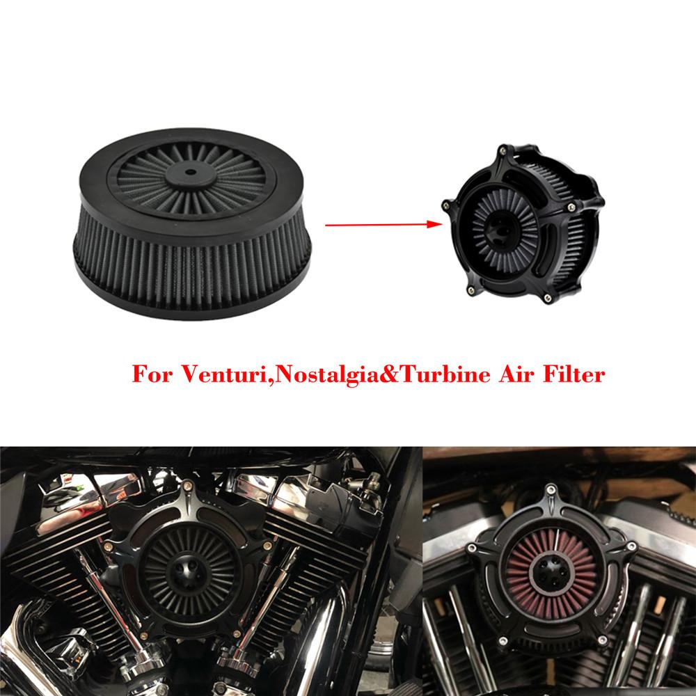 Motorcycle Air Filter Element Repalecment Intake Cleaner Grey/Red/Blue For Harley Dyna Softail Touring Sportster XL Road King
