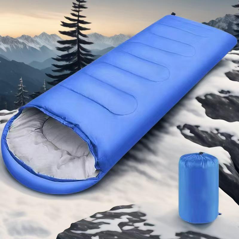1.8kg Portable Outdoor Winter Sleeping Bag - Thickened, Warm, and Versatile for Camping, Travel, or Nap Quilt