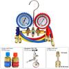 R134a R22 R12 R502 Refrigerant Manifold Meter Set AC Manifold Meter Set Refrigerant Diagnostic Meter Set Air Conditioning Tool