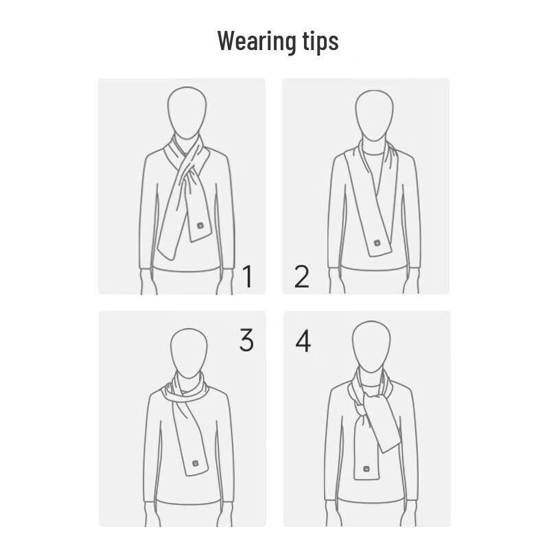 Rainbow Graphene Heated Scarf