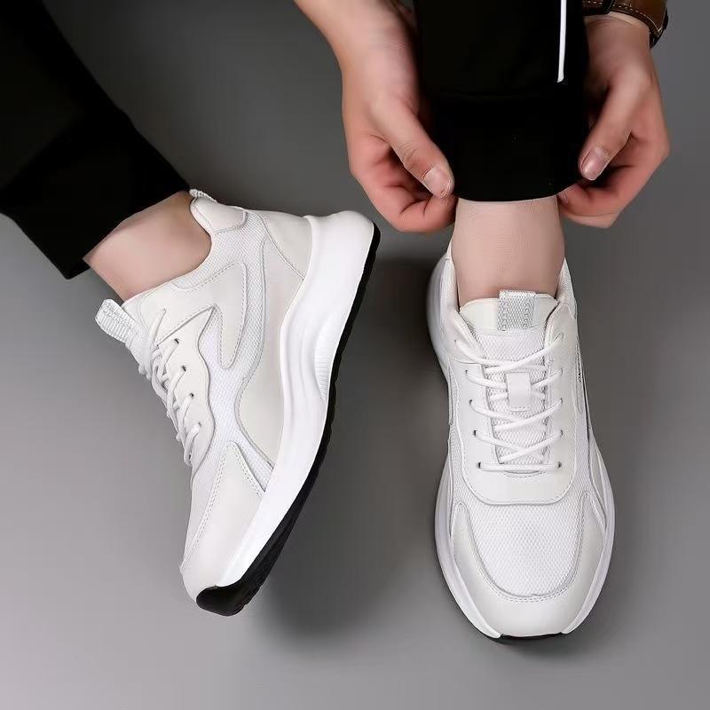 Men's shoes 2025 new fashion sports casual shoes men's breathable mesh simple versatile travel shoes