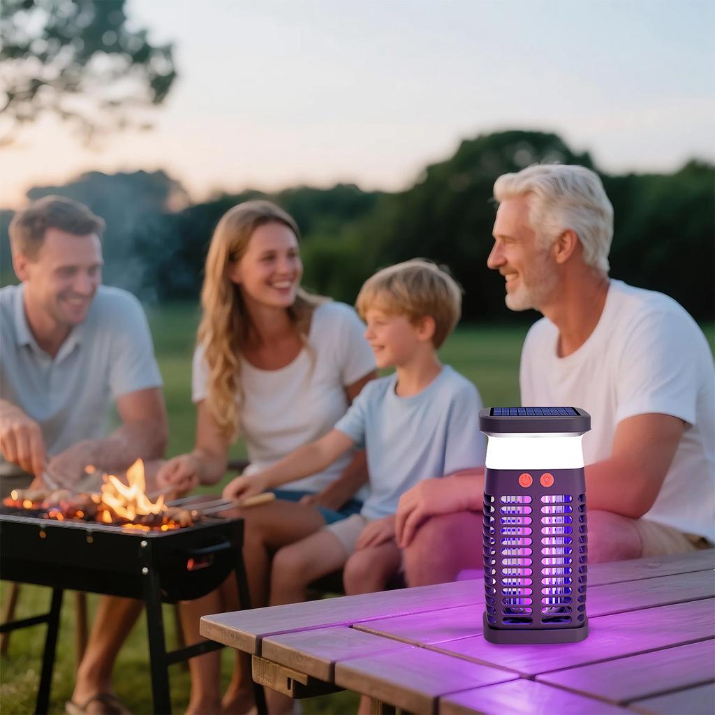 Zapper Outdoor,  Portable & Rechargeable Zapper Mosquito Zapper, Electric Fly Zapper With  Battery&Night Light, Cordless Insect Zapper