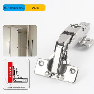 165/180° Buffer Hinge Silent Hydraulic Hinge For Cabinets Wardrobes Furniture Cabinet Door Movable Hinge Hardware Accessory
