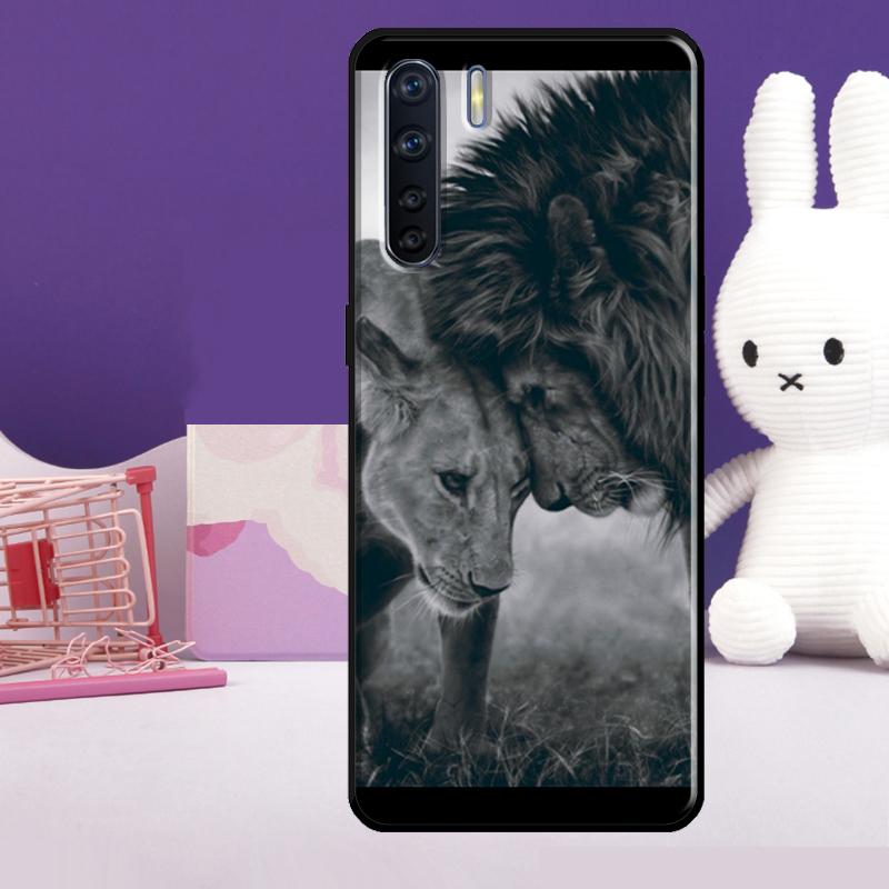 Löwe Tierhülle Für Oppo A57 A77 A76 A16 A96 A17 A18 A60 A80 A40 A38 A58 A78 A98 A94 A74 A54 A15 A5 Pro