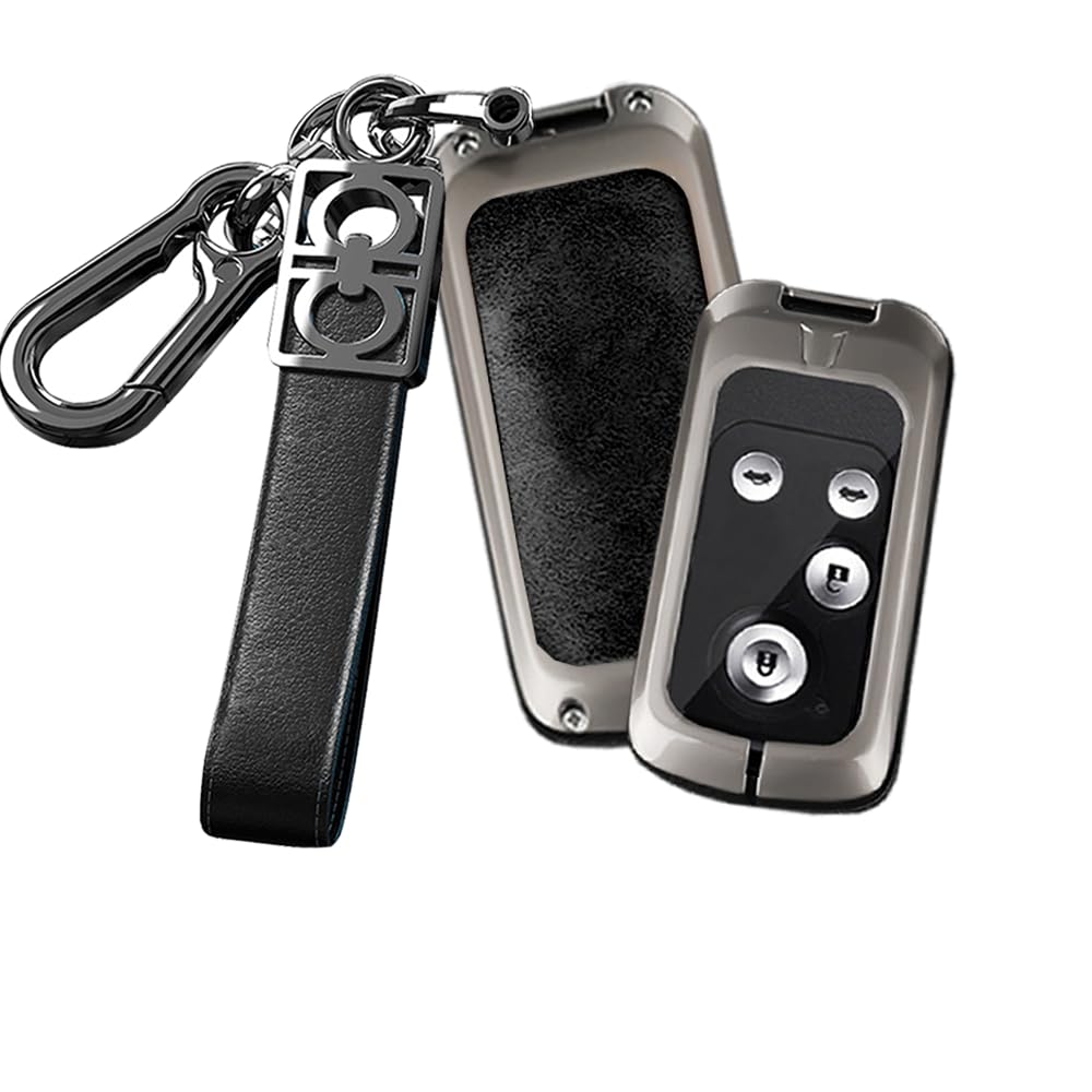 [TECART] Honda Exclusive Key Case Honda Key Cover Aluminum Alloy чёрный