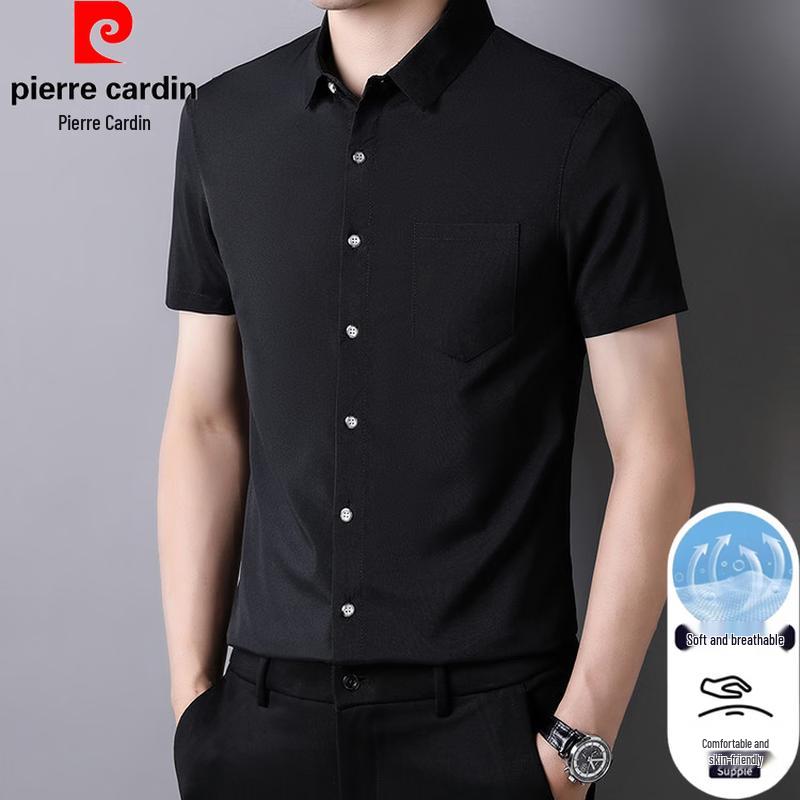 

Pierre Cardin Men s Wrinkle-Resistant Short Sleeve Polo Shirt XL