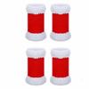 Christmas Horse Party Costume Accessoriesset 5 Pcs Santa Leg Wraps With Faux Fur Trim
