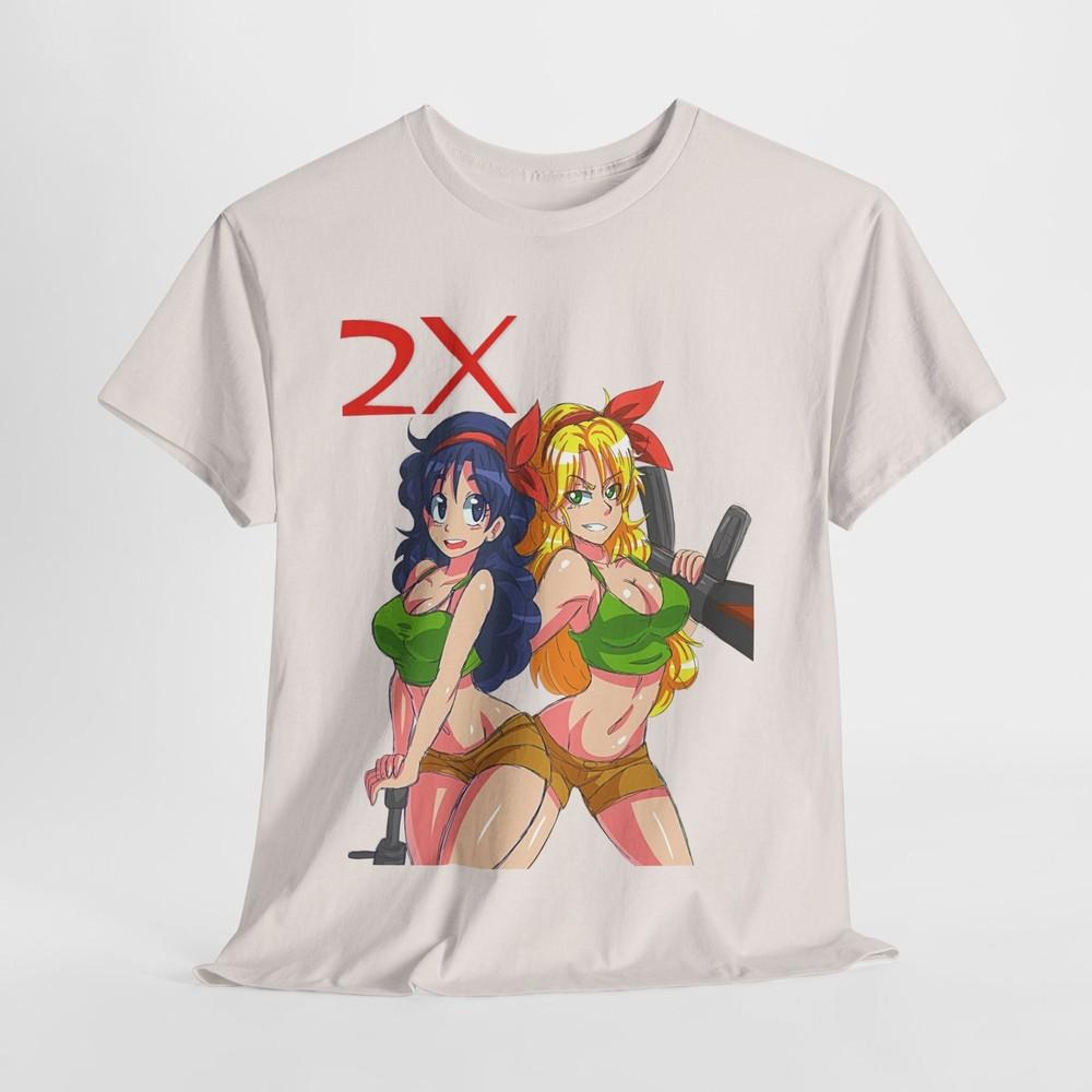 Classic Anime Graphic Tee, Retro Launch T-Shirt, Custom Fan Service Tee, Unisex
