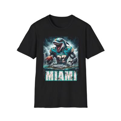 Miami Dolphins Horror Mash Up T-Shirt - Gruselige NFL Fanbekleidung