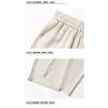 Mens Big Size Loose Wide Leg Straight Breathable Casual Long Trousers