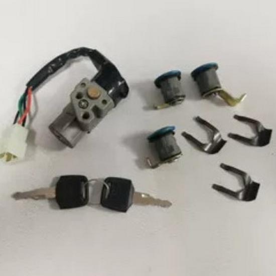 Motorcycle & Scooter Ignition Lock Set: Compatible with Wang CH250, CF250, CF150 Cruiser Models