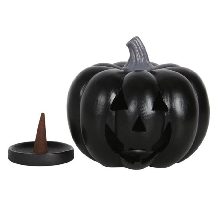 Halloween Themed Resins Pumpkin Incenses Cone Holders Scented Diffuser For Table Decorations And Festives Atmospheres