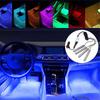 Vibrant Led Car Interior Atmosphere Lights Sound-activated Footwell Decoration