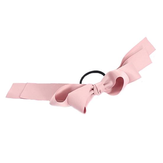 Sweet Women Fashion Satin Ribbon Bow Hair Band Rope Scrunchie Ponytail Holder