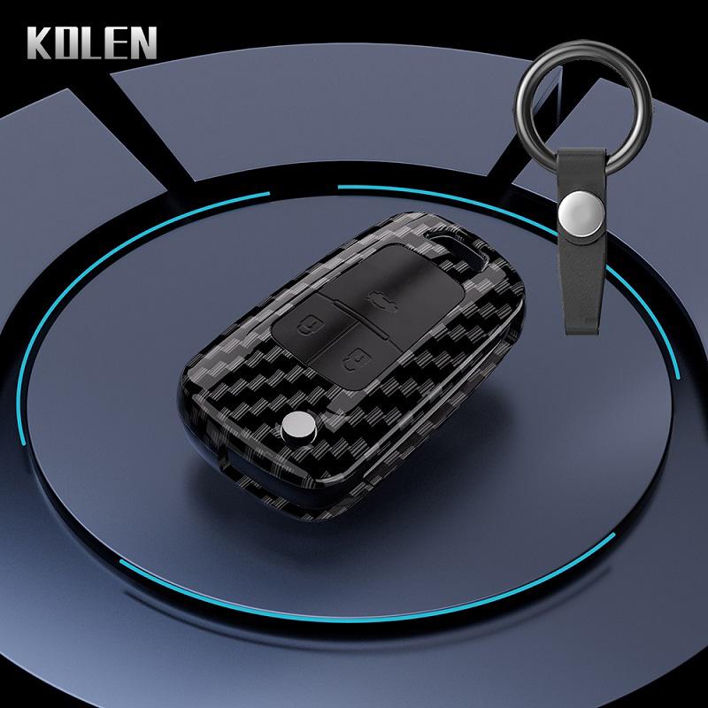 Abs Carbon Fiber Car Key Case Cover For Chevrolet Cruze Aveo Trax Sail Malibu Captiva Opel Vauxhall Astra J Corsa Insignia Mokka