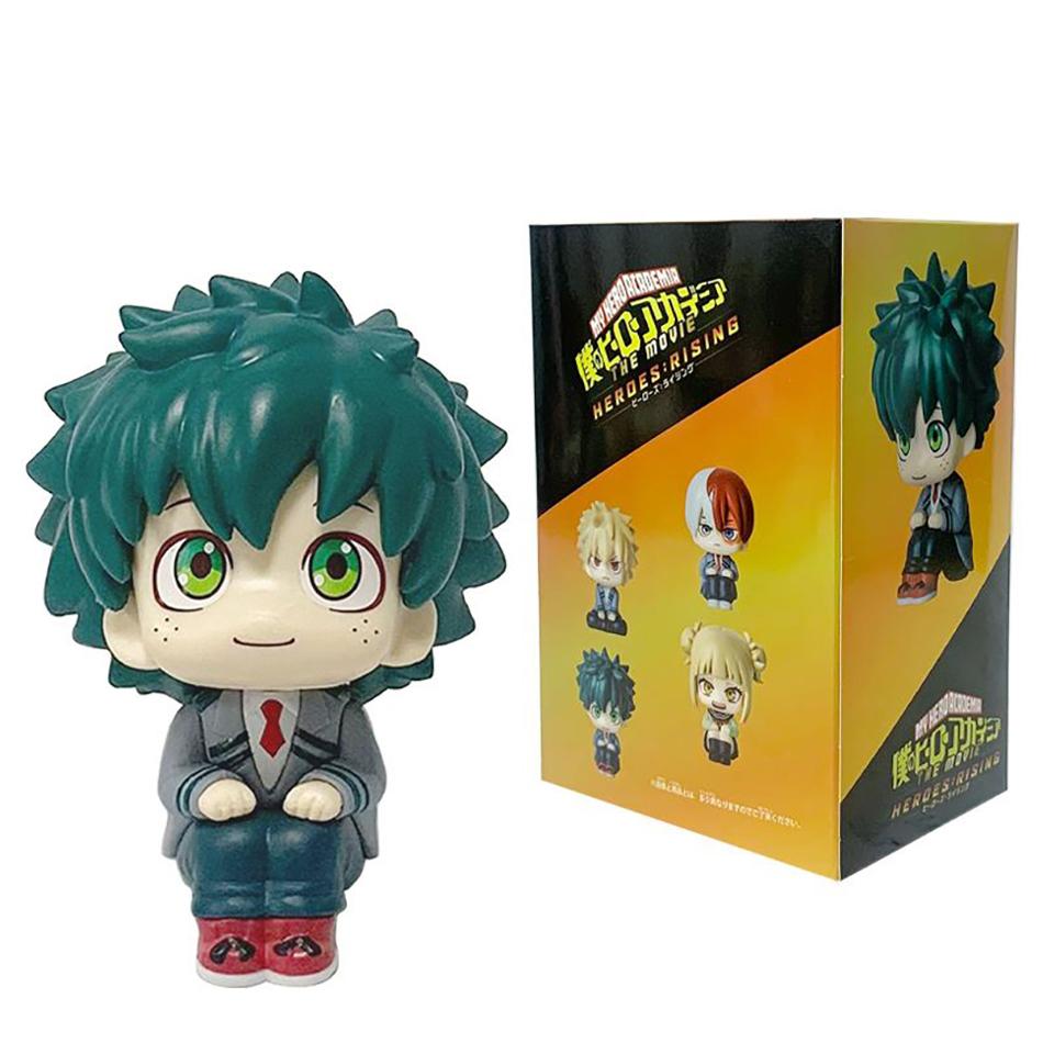 

Q Version My Hero Academia Animation Figure Look Shoto Bakugou Boku Izuku Duke Figure Animation Character Collector Figurine Miniature Playthings