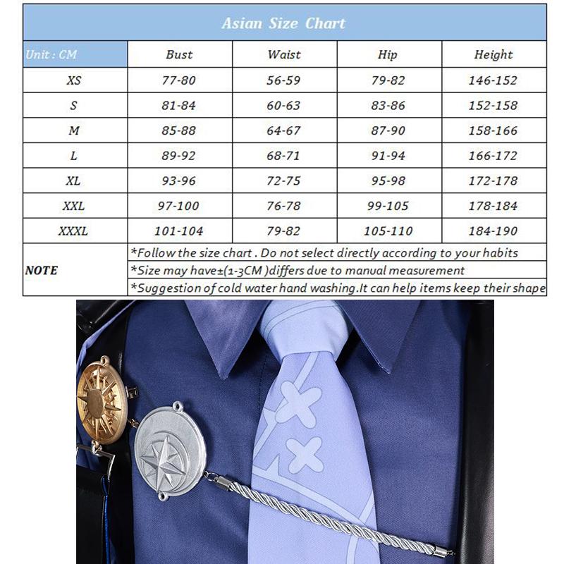 Joc Zenless Zone Zero Costum Cosplay Hugo Vlad Membru Mockingbird Bărbați Uniformă Halloween Cosplay Petrecere Ținută