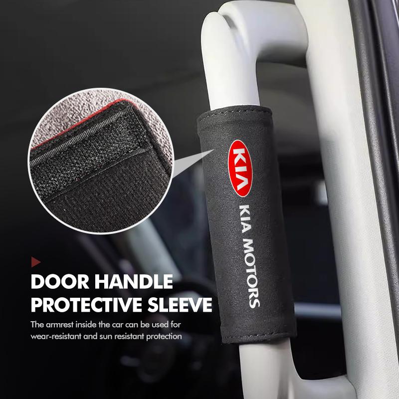 AEK4 Car Roof Armrest Pull Cover Handle Gloves Protection Auto Interior Accessories For KIA Cerato Soul Venga Forte Spectra Sedona