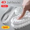 4D Massageschuhe Einlegesohlen Super Weiche Latex Sporteinlegesohlen Für Füße Laufen Basketballschuh Sohle Fußgewölbestütze Orthopädische Einlagen Unisex