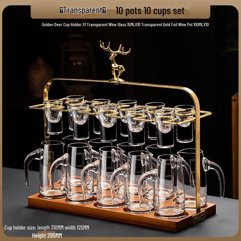 

Hanyou Gold Foil Wine Glass Set
