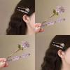 Exquisite Wisteria Flower Bangs Broken Hairclip High-end and Versatile Side Clip Exquisite Straight Clip Headband Hair Accessory