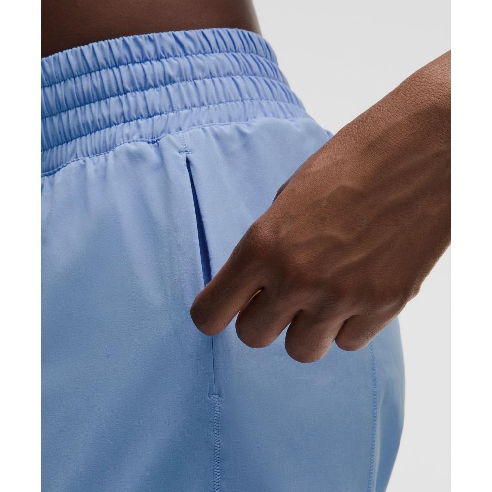 Lululemon Hotty Hot High Rise Lined Short 4  Sinatra Blue