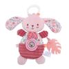 Pink Baby Plush Hanging Toy Cute Cartoon Portable Stroller Activity Toy for Baby Cribs and Cars