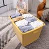 Extra Large Plastic Storage Box Heavy-Duty Reinforced Moving Organizer for Home Clothes, Durable Storage Container