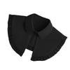 Châle Écharpe à Revers Amovible pour Femmes Filles Style Français Vintage Collier Capelet Décoratif Couleur Unie