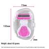 6-Layer Blade Pink Women's Razor for Underarms & Intimate Areas