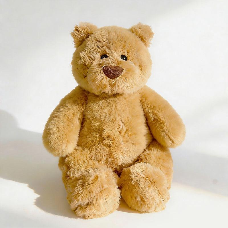 Cross-border Christmas Plush Bear Doll with Reindeer Shawl Pillow 22-25 cm (0.2 kg)