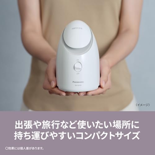 Panasonic NanoCare Compact Steamer, Creamy Finish, EH-SA3D-C
