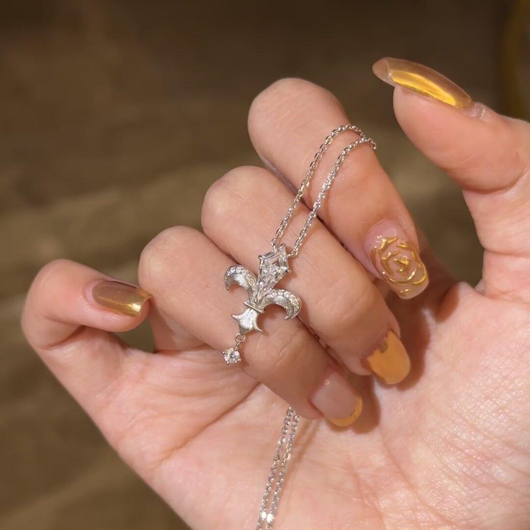 

Легкое роскошное ожерелье с подвеской в виде ангела из тыквы Fritillary, женское, новое, китайское, ретро, модное, темпераментное, универсальное, цепочка на шею, цепочка на свитер