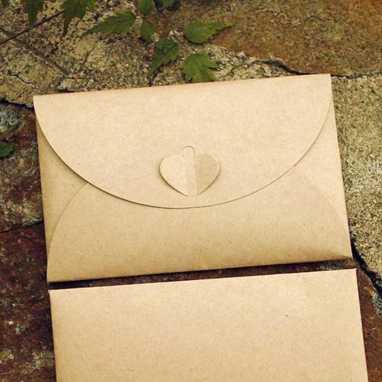 10Pcs Recycled Kraft DIY Paper Letter Envelopes Scrapbooking Greeting Card Gift