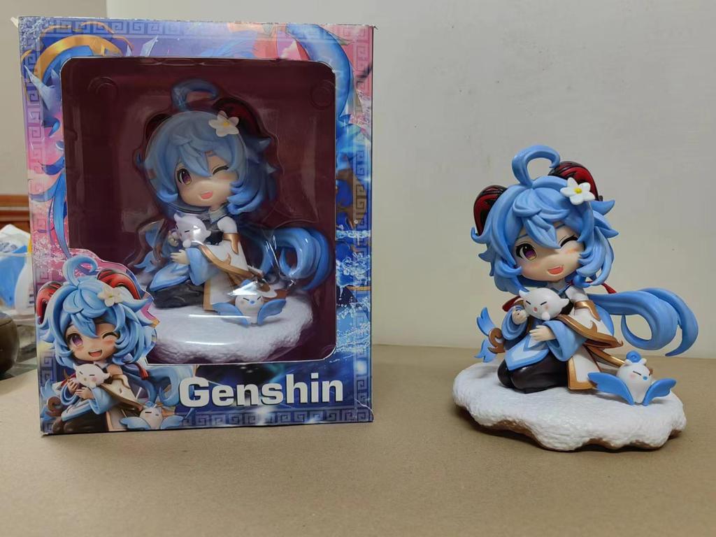 Handmade Yae Miko Hu Tao Ganyu Genshin Impact Figurine - Cute Anime Ornament