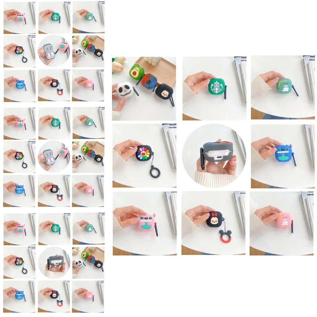 Cute Cartoon Tpu Earphone Case Compatible With Samsung Buds2 Pro Live Minnie And Mickey