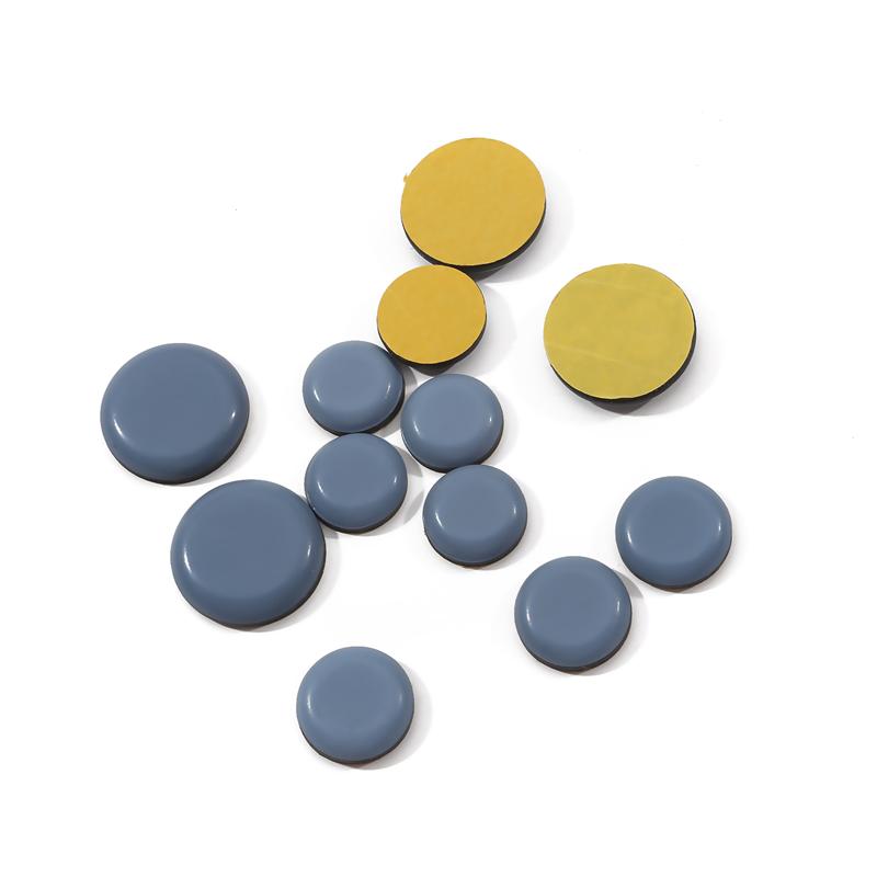 12Pcs Kitchen Appliance Sliders Autoadesivos Cadeira Sliders Silencioso Air Fryer Rodada Autoadesiva Móveis Movendo Almofadas