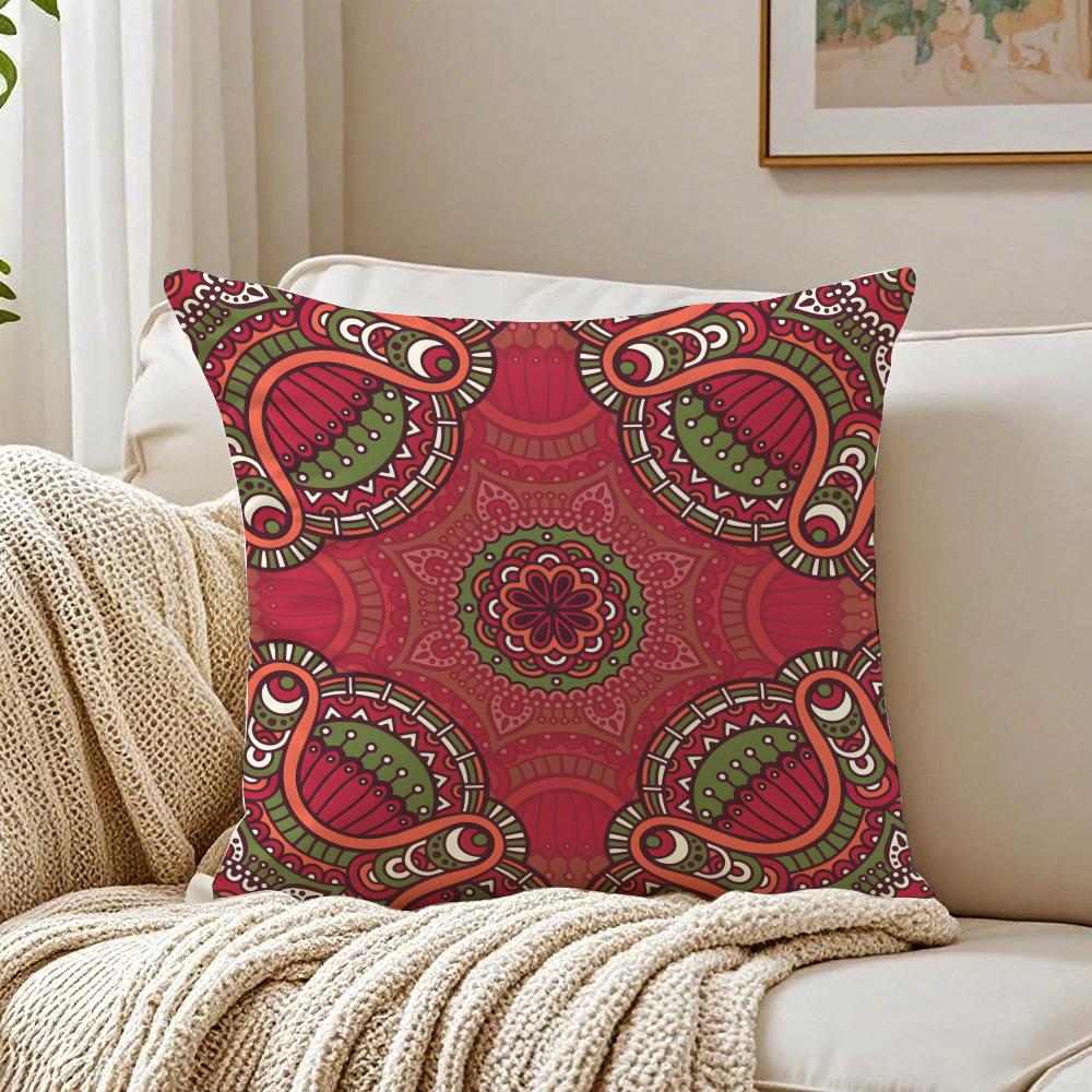 Colorful the splendid mandala flower Cushion Cover Pillowcase Antidustmite living Room Sofa Decor Cushion Room