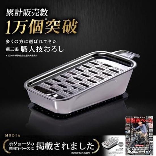 George Tokoros Setagaya Base Featured IDEAL Grater Tsubame Sanjo Artisan Grating Tool