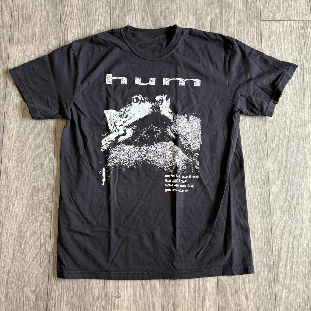 Maglietta banda HUM, Maglietta nera unisex album HUM S-5XL Q3652