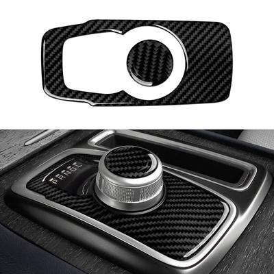 BRMYL Car Gear Shift Panel Decal 2015-2023 Chrysler 300 / 300C / 300S / Limited/Base Accessories Carbon Fiber Interior Sticker