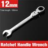 Metric Gear Spanners Durable Multifunctional Combination Ended Spanner Kits Car Hand Tools Combination Ratchet Wrenches Steel