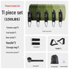 11-Piece Fitness Resistance Band Set for Home Exercise