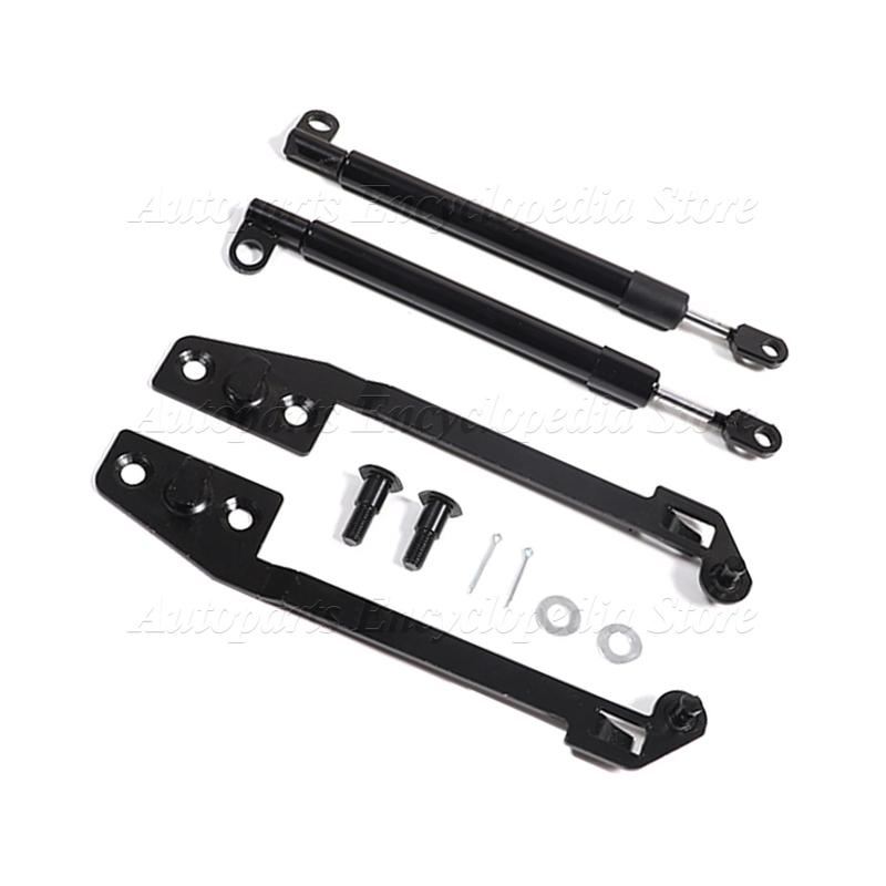 A Pair Car Rear Tailgate Slow Down Support Rod Lift Strut Bar Gas Shock Damper For Mitsubishi TRITON L200 MR 2015-