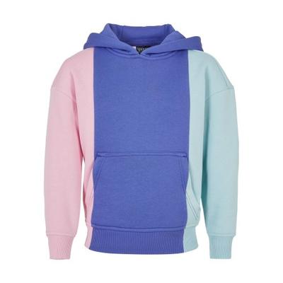 Urban Classics Dziewczęca Bluza z Kapturem Colour Block
