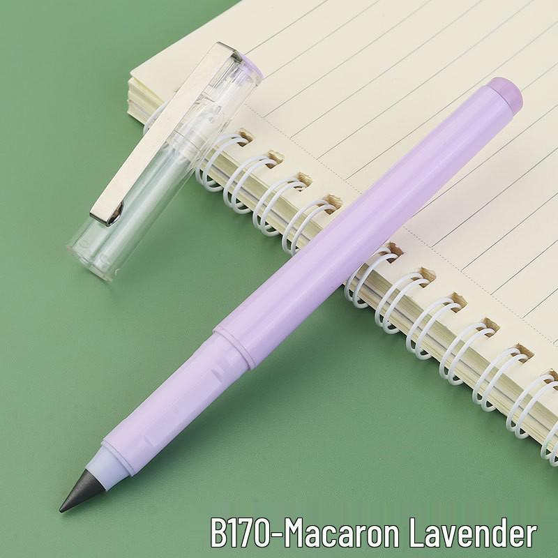 Black Tech Eternal Pencil: No Sharpening, No Ink, Break-Resistant Lead, Posture-Correcting Drawing Tool